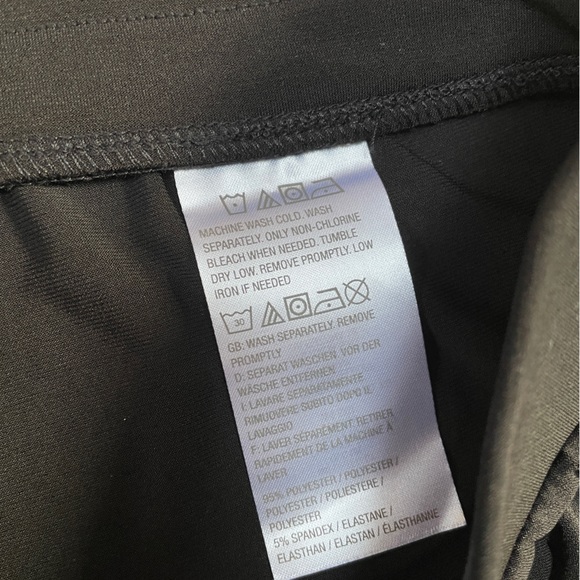 Susan Graver Stretchy Pants Split Leg Detail Size 1X Gold Black Comfortable - Picture 5 of 8